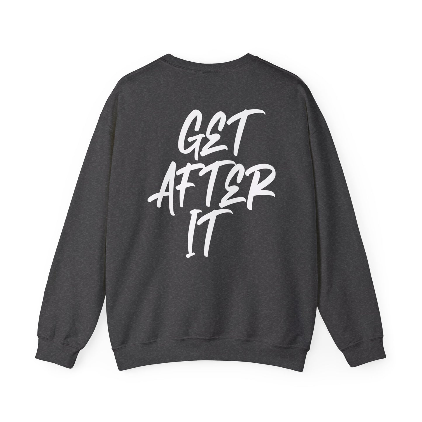 Women's "Get After It" - V1 Crewneck Sweatshirt (White)