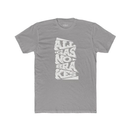 Men's "All Gas No Brakes" Shirt (White)