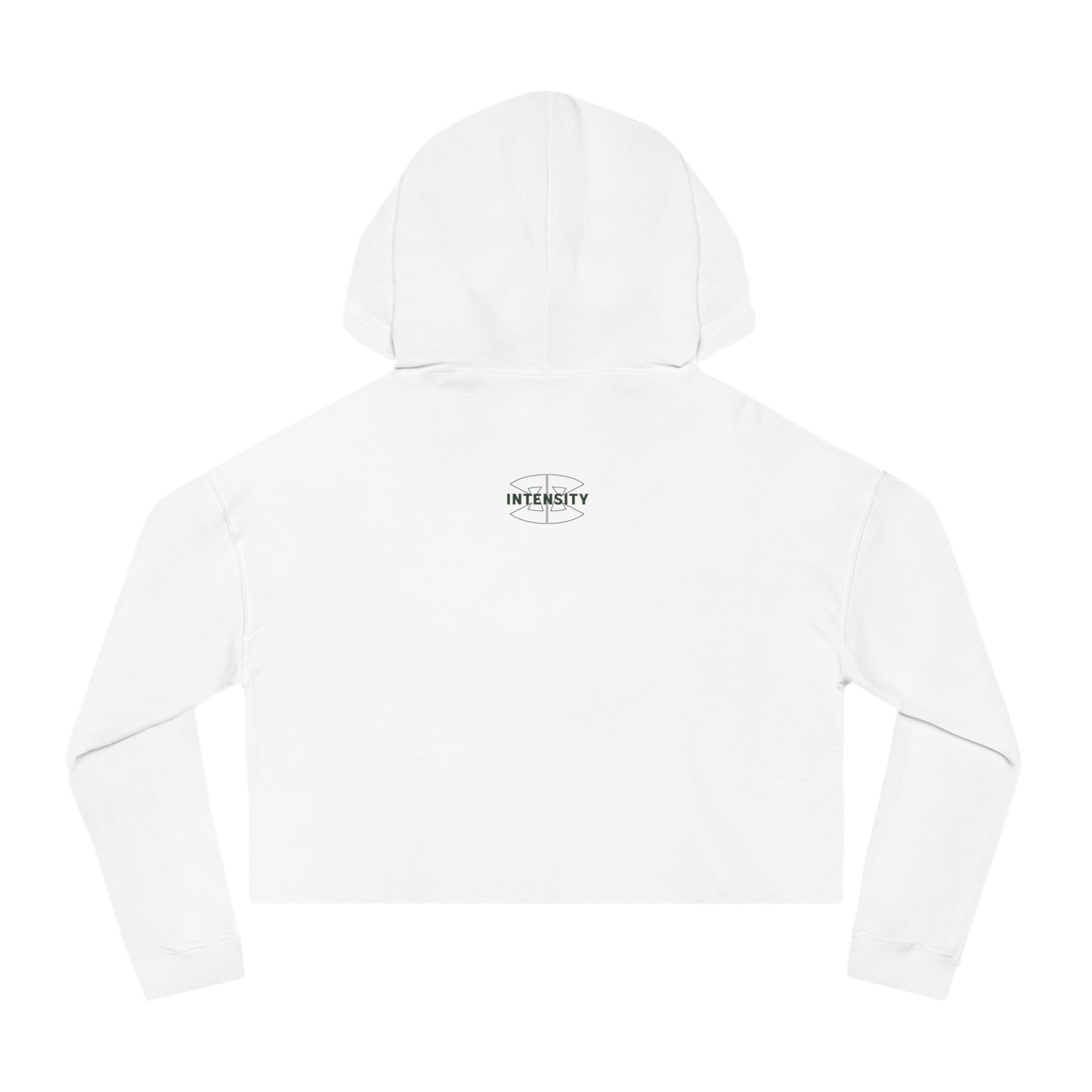 Women’s "FCK Average" Cropped Hooded Sweatshirt - Green