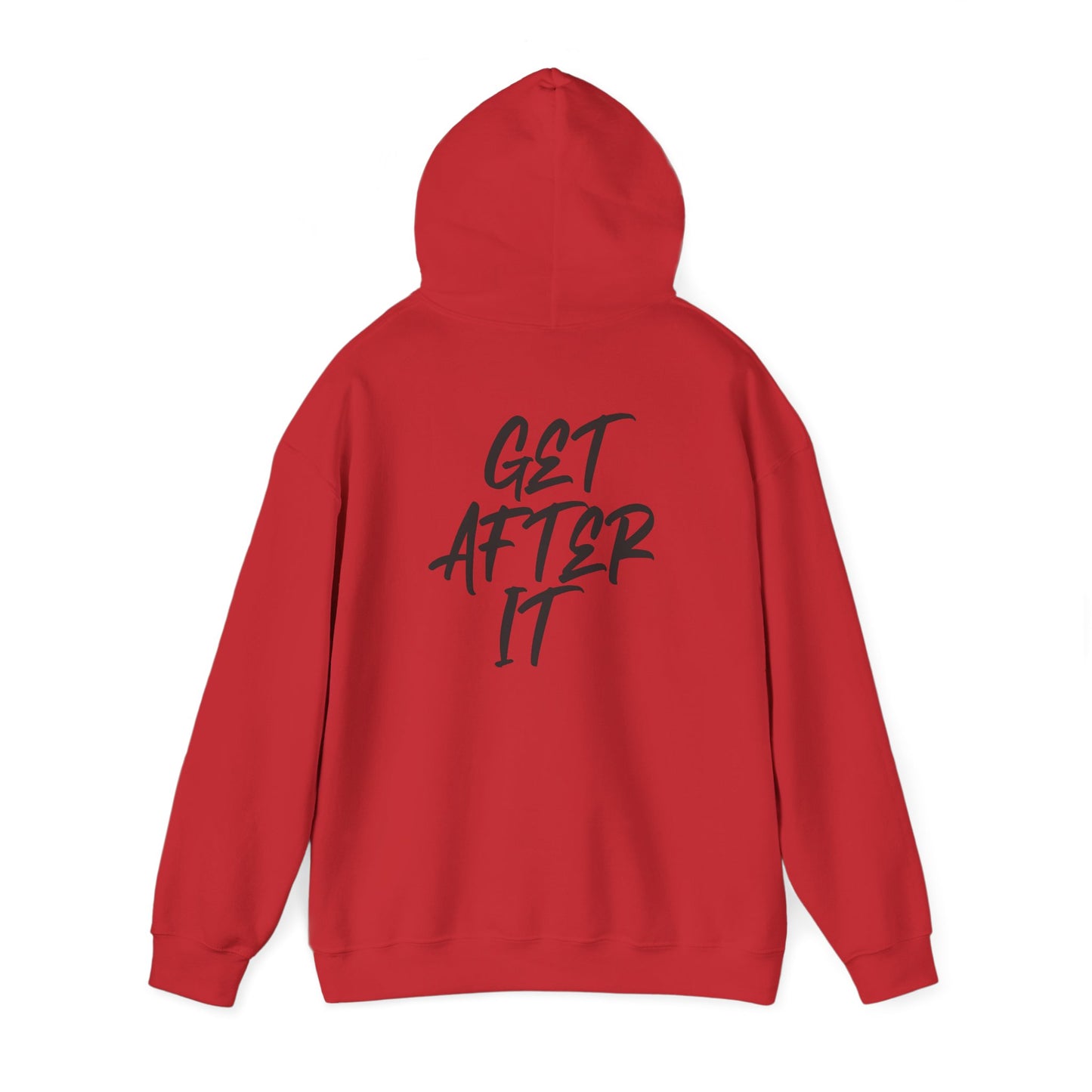 Men's "Get After It" V1 Heavy Hoodie (Black)