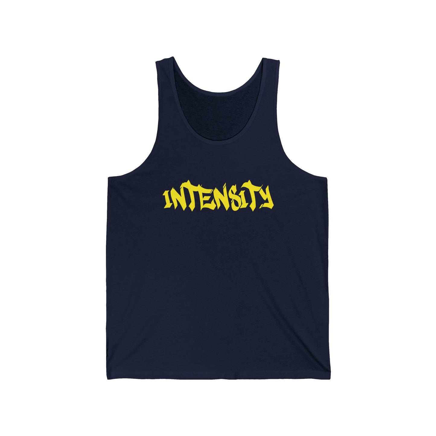 Men's "INTENSITY" Jersey Tank (Yellow)