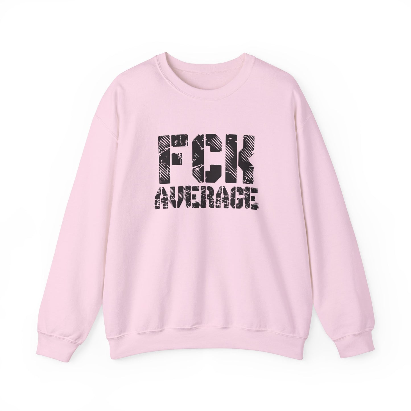 Women's "FCK Average" Crewneck (Black)