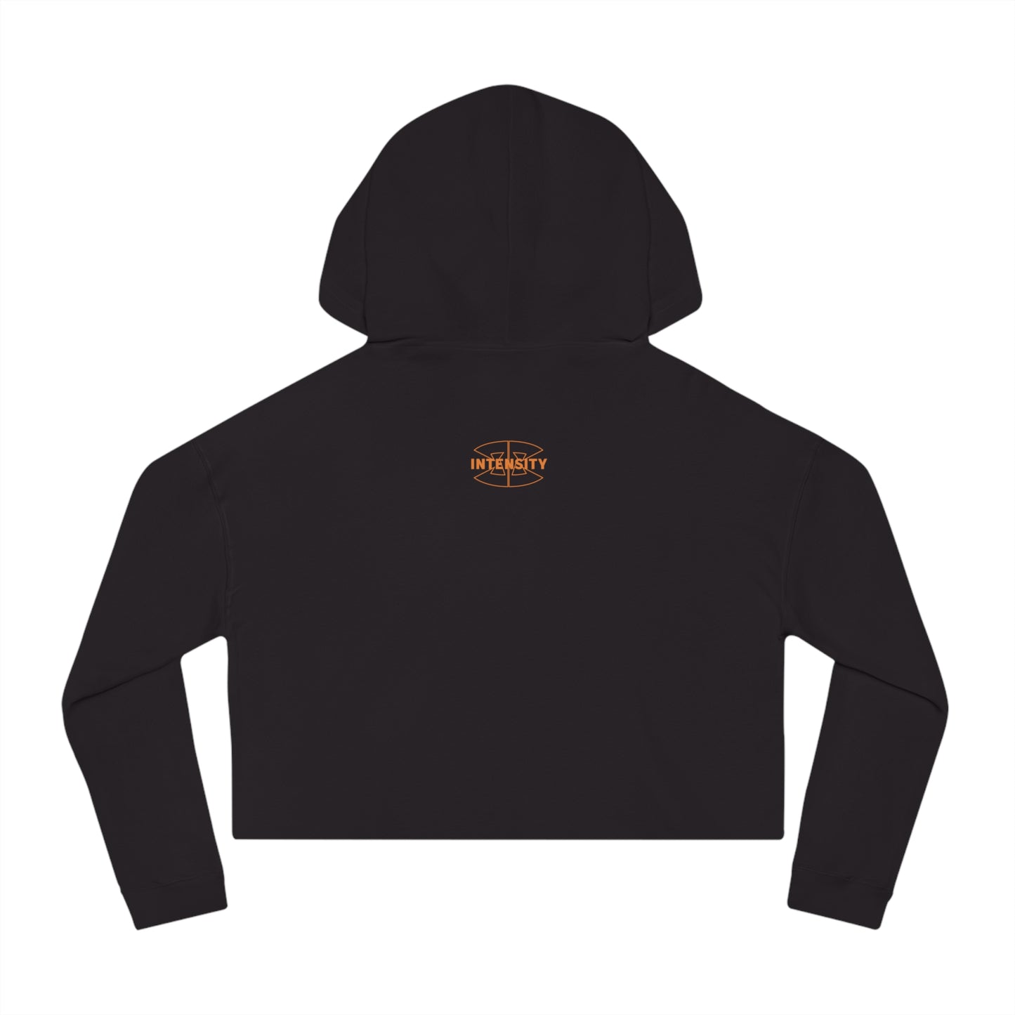 Women’s "FCK Average" Cropped Hooded Sweatshirt - Orange