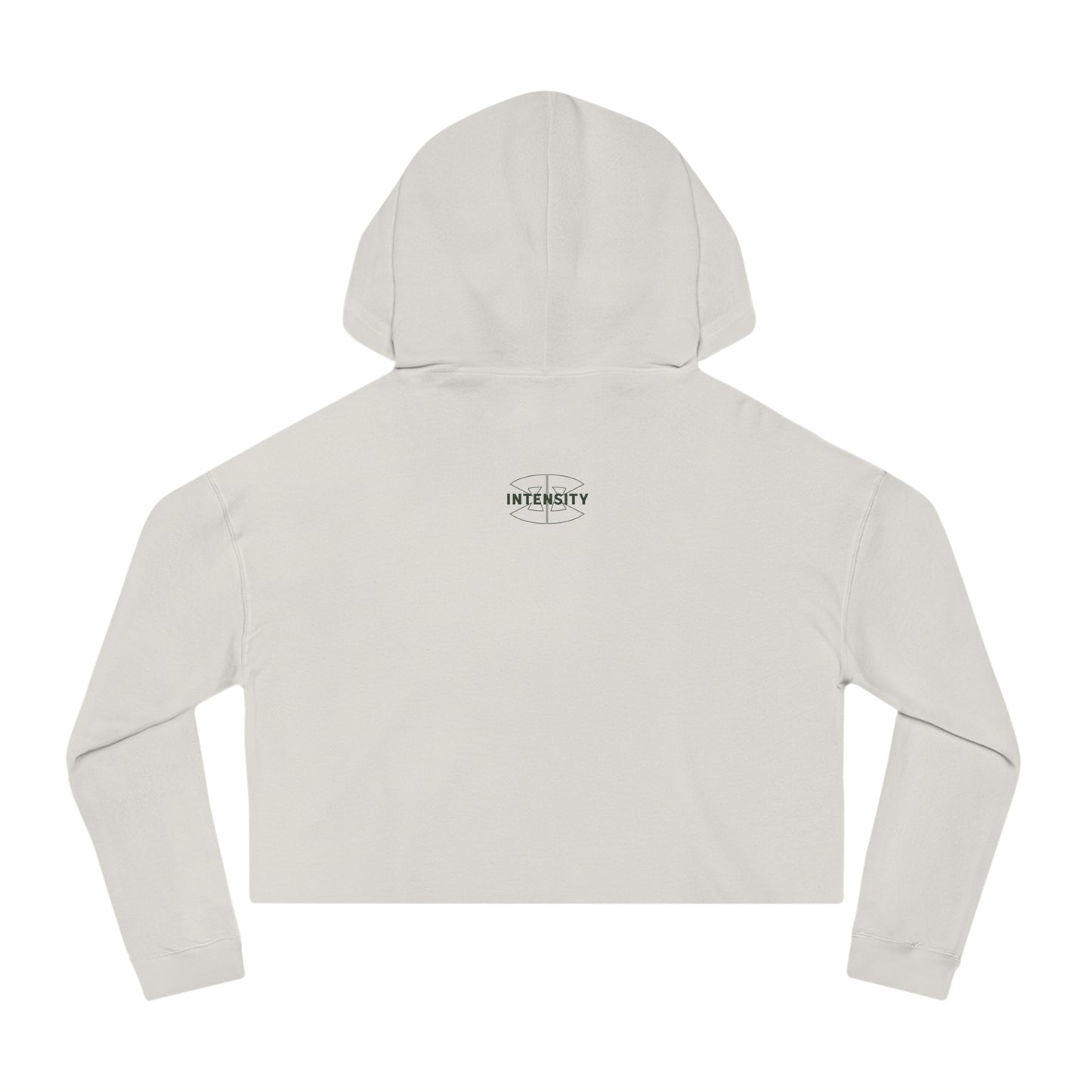 Women’s "FCK Average" Cropped Hooded Sweatshirt - Green