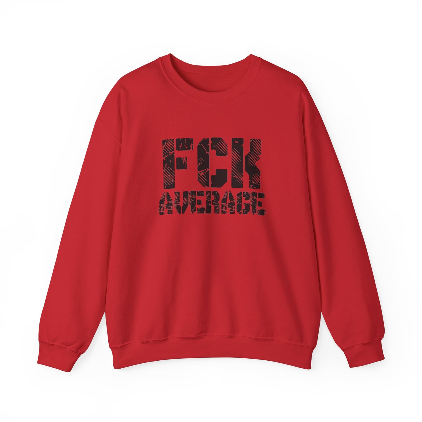 Women's "FCK Average" Crewneck (Black)
