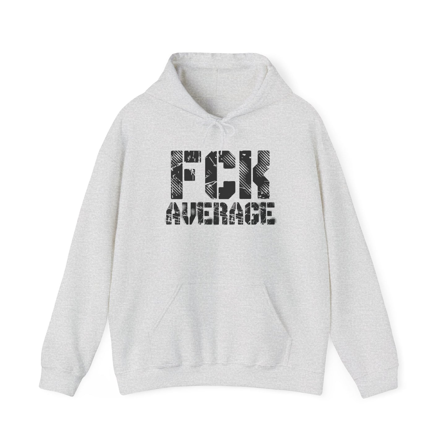 Men's "FCK Average" Heavy Hoodie (Black)