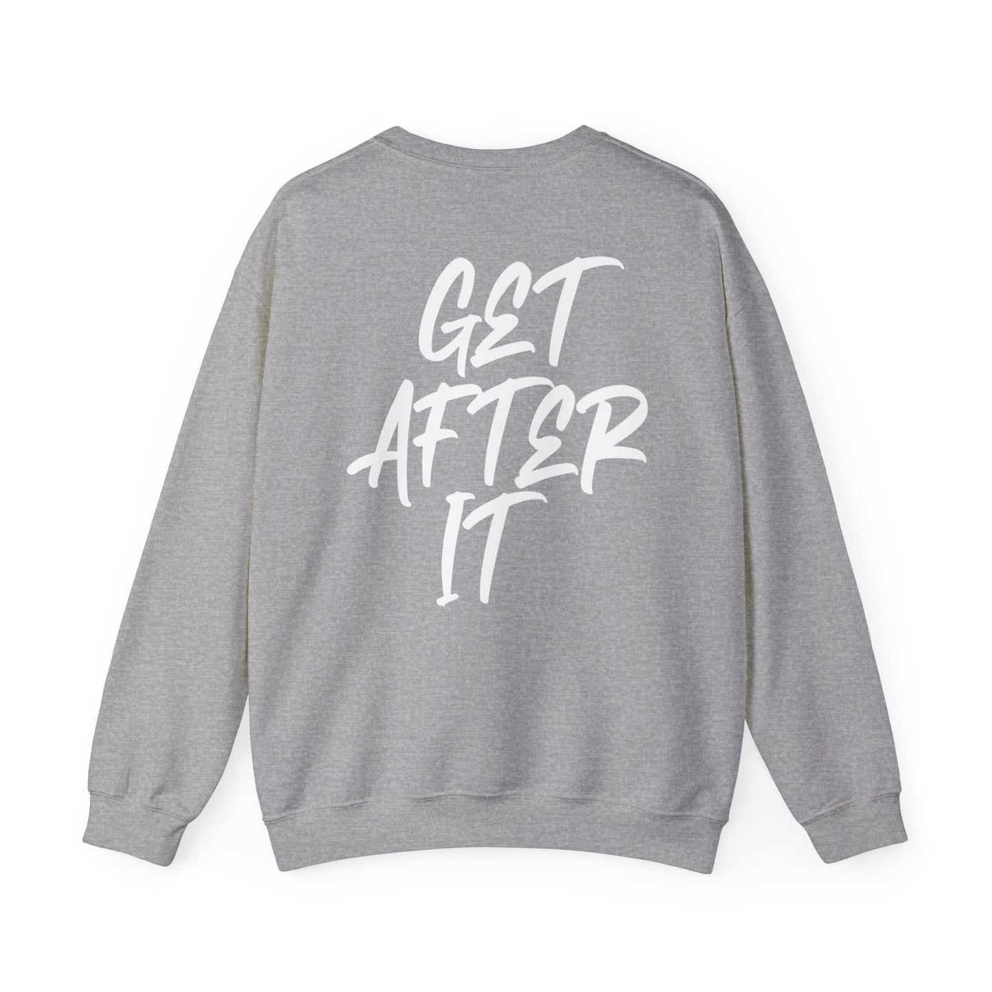 Women's "Get After It" - V1 Crewneck Sweatshirt (White)