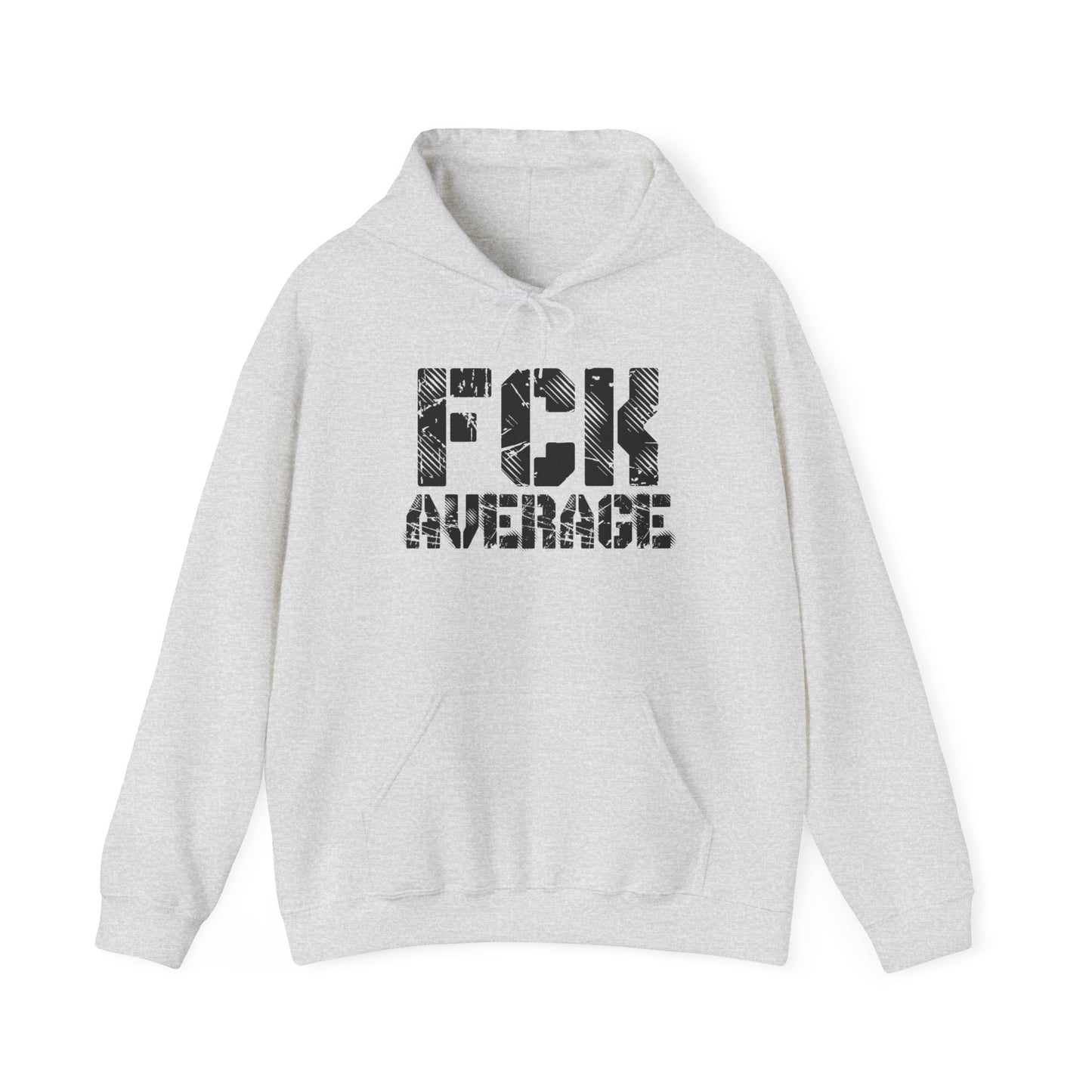 Women's "FCK Average" Heavy Hoodie (Black)