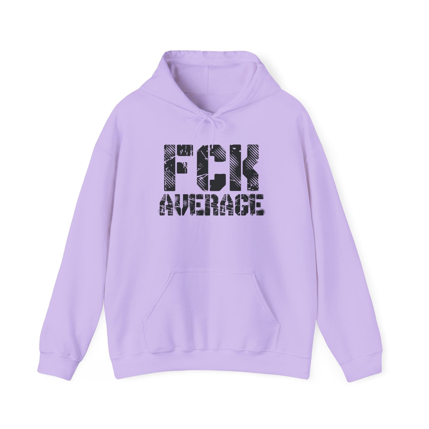 Women's "FCK Average" Heavy Hoodie (Black)