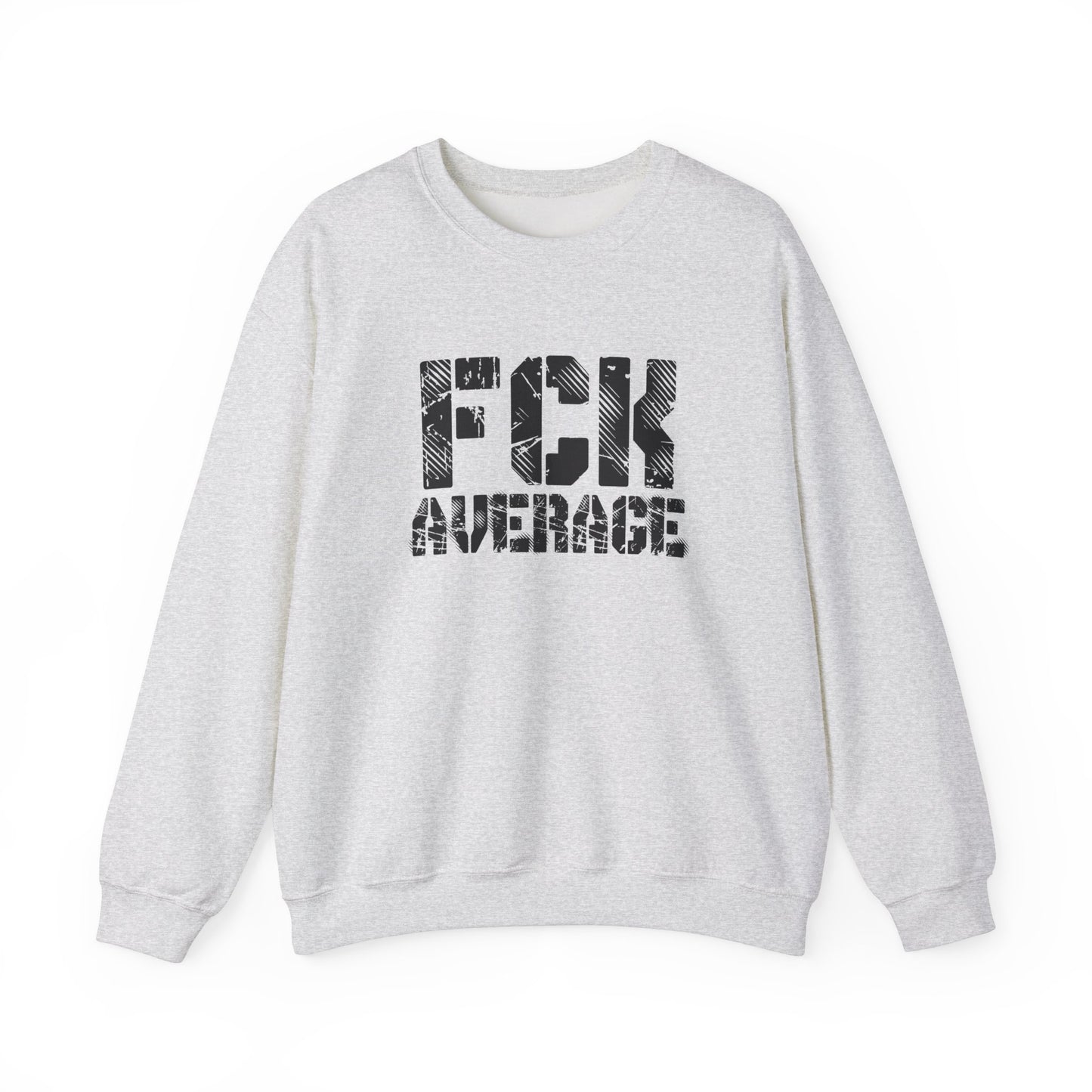 Women's "FCK Average" Crewneck (Black)