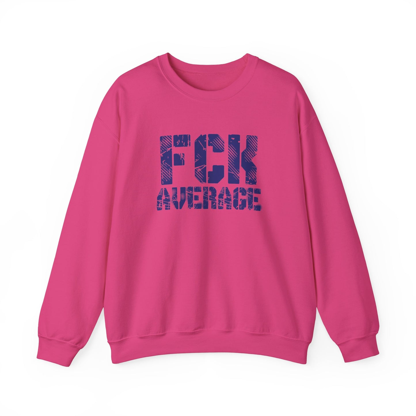 Women's "FCK Average" Crewneck (Blue)