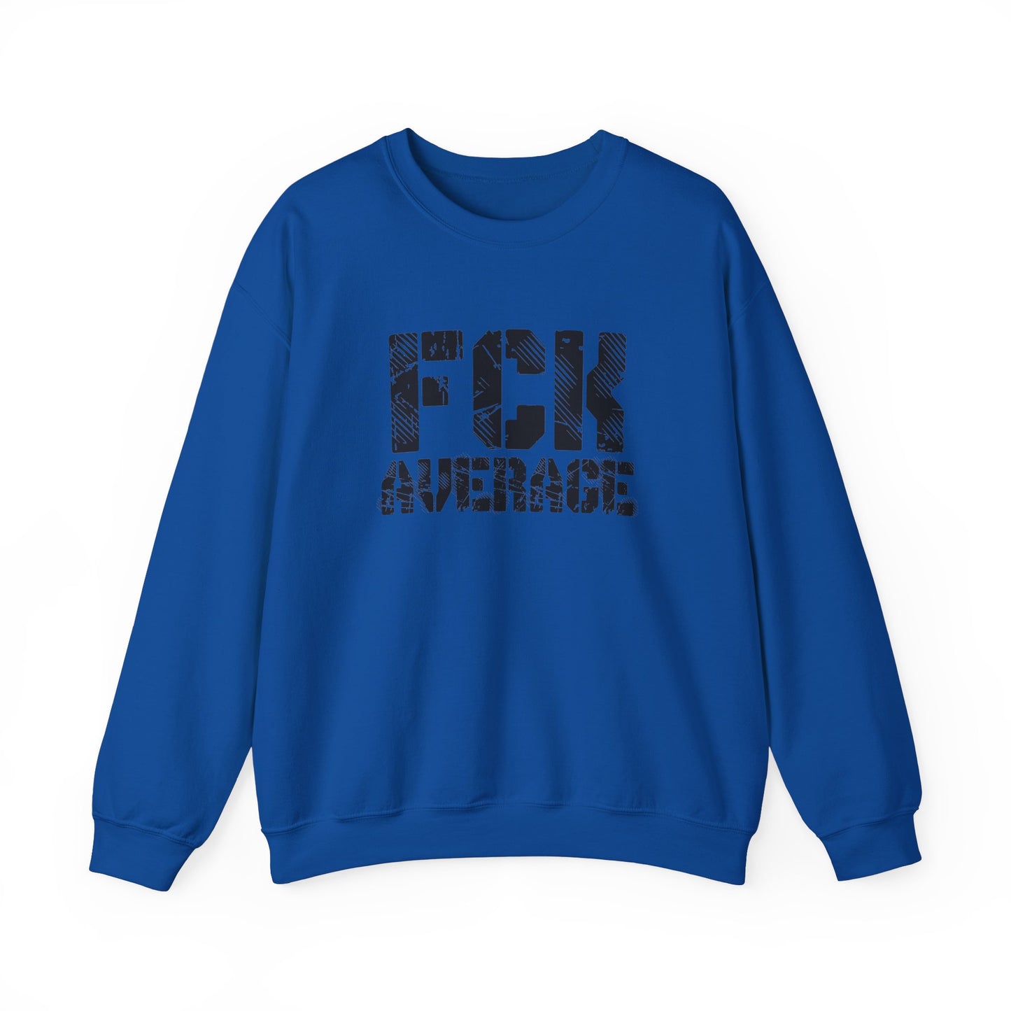 Women's "FCK Average" Crewneck (Black)