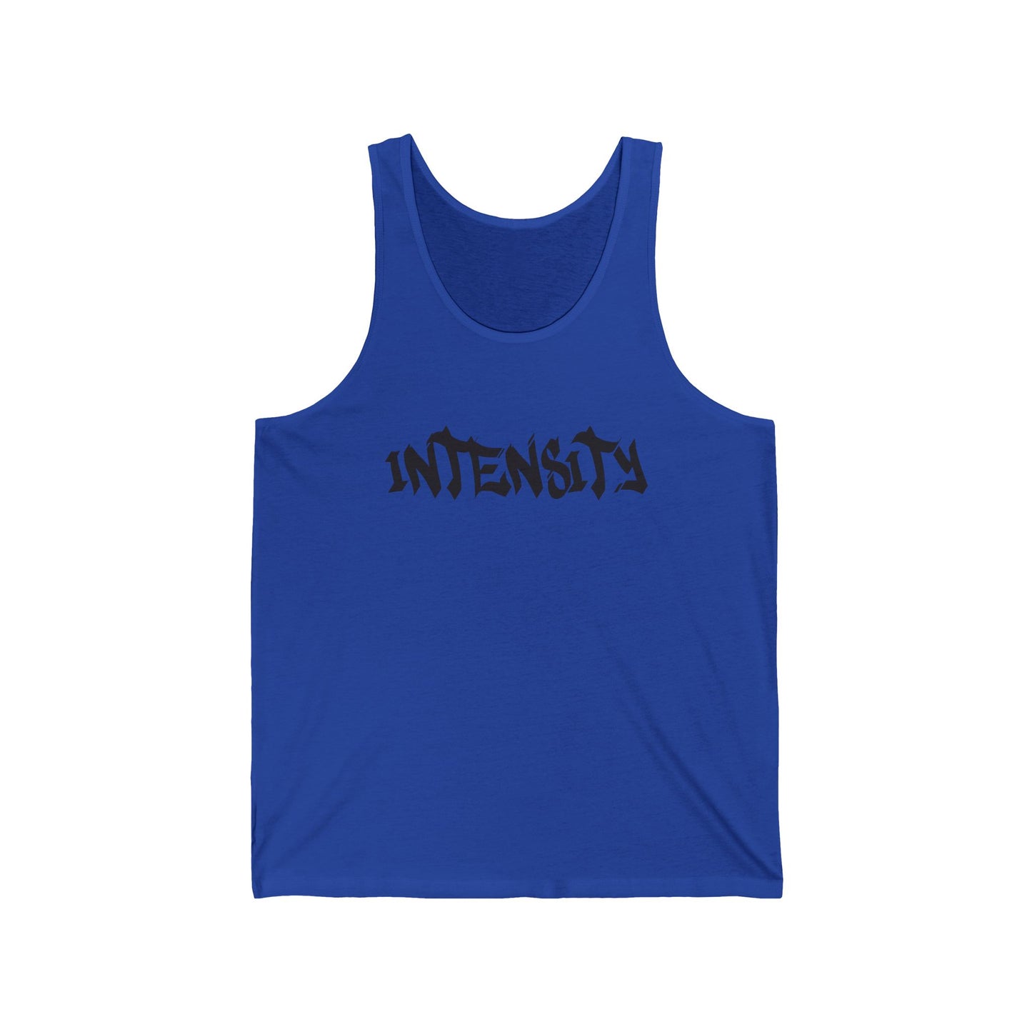 Men's "INTENSITY" Jersey Tank (Black)
