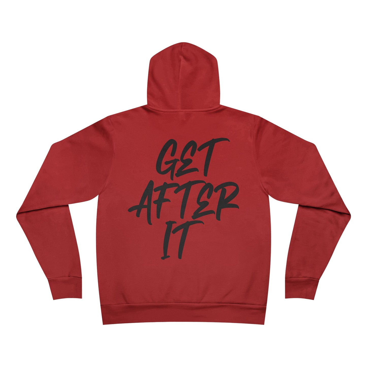 Women's "Get After It" - V1 Regular Hoodie (Black)