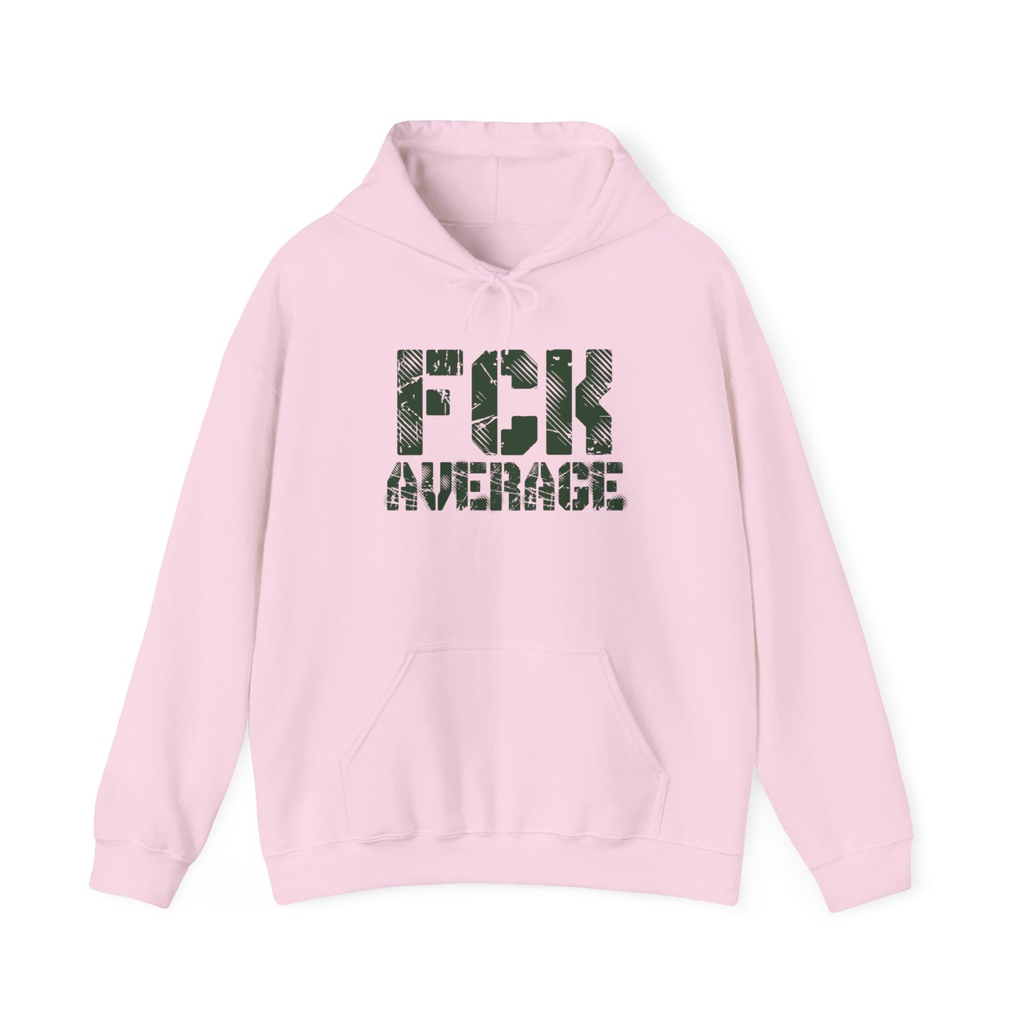 Women's "FCK Average" Heavy Hoodie (Green)