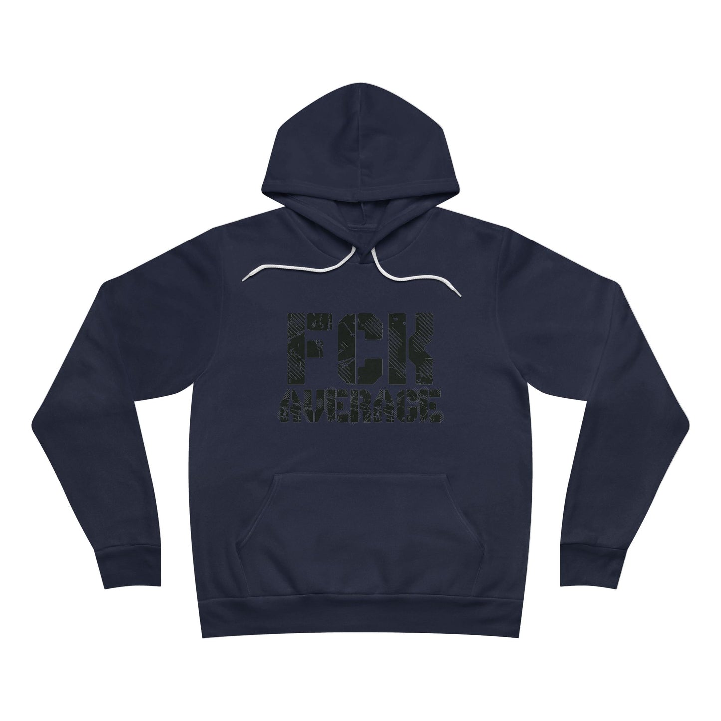 Men's "FCK Average" Regular Hoodie (Black)