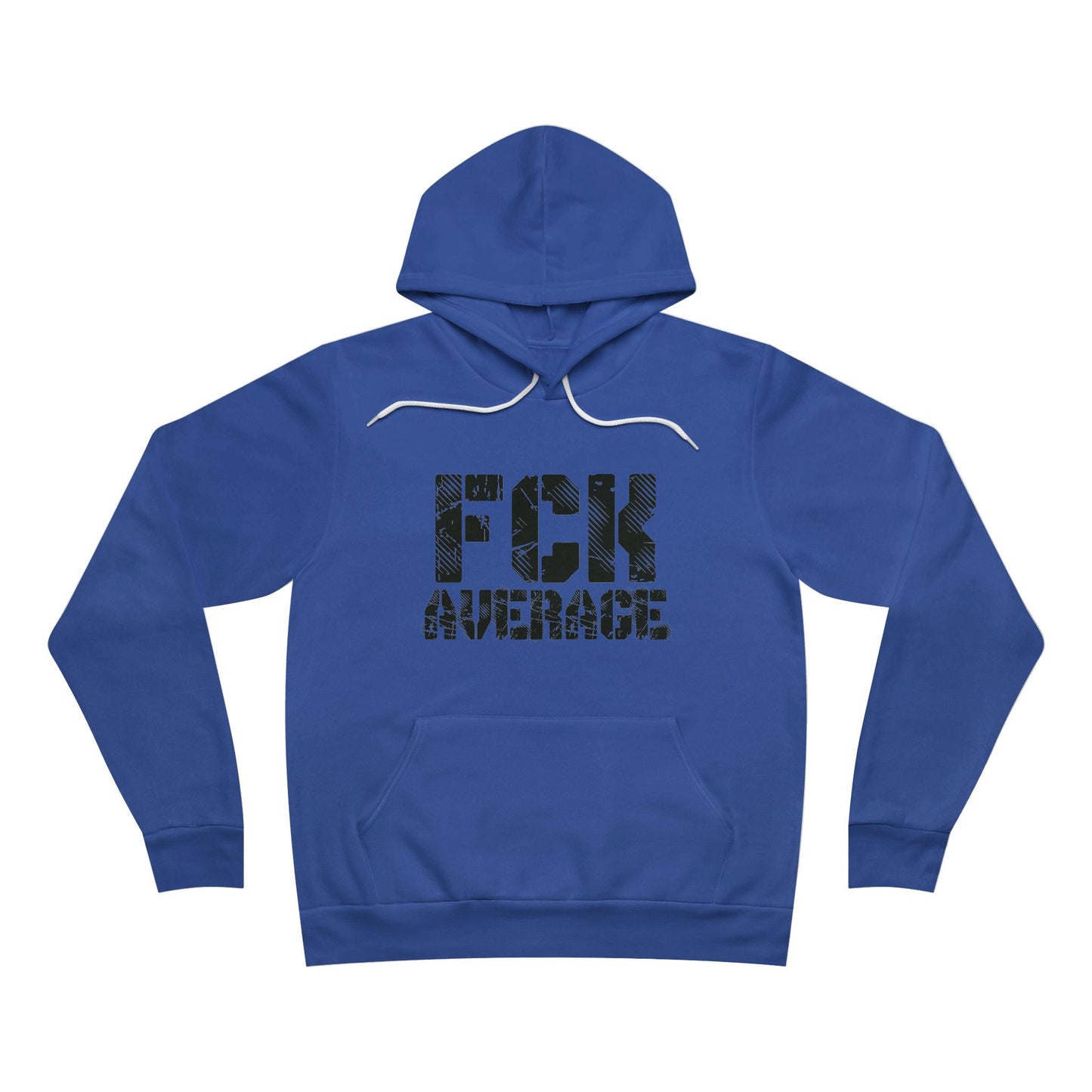 Women's "FCK Average" Regular Hoodie (Black)