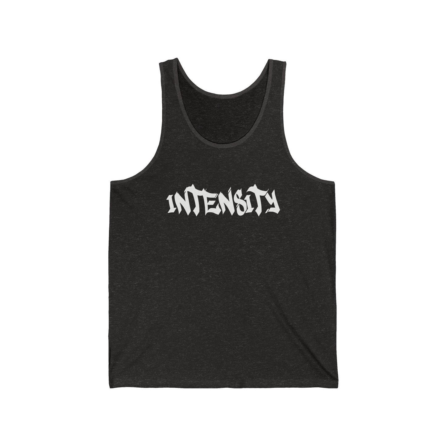 Men's "INTENSITY" Jersey Tank (White)
