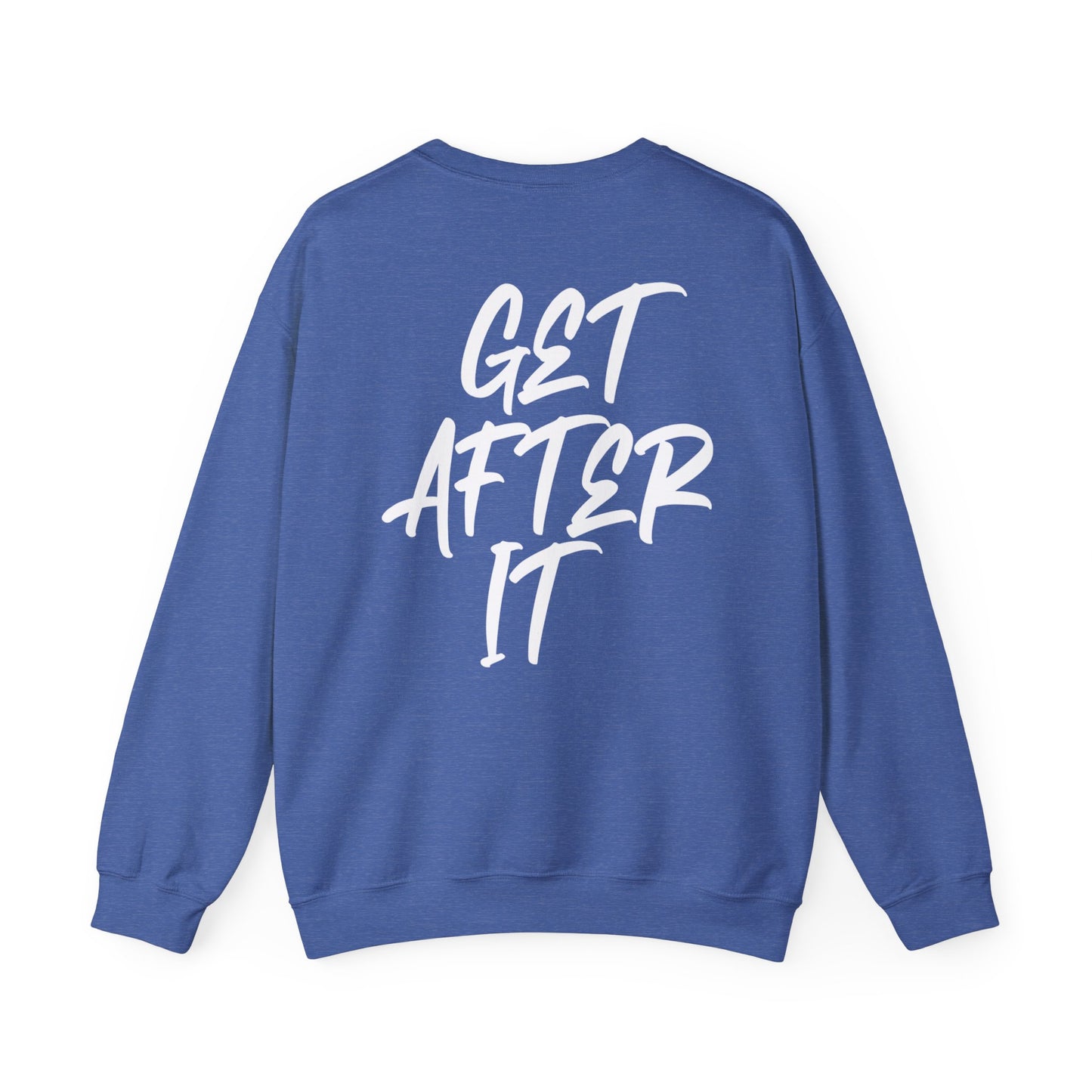 Women's "Get After It" - V1 Crewneck Sweatshirt (White)