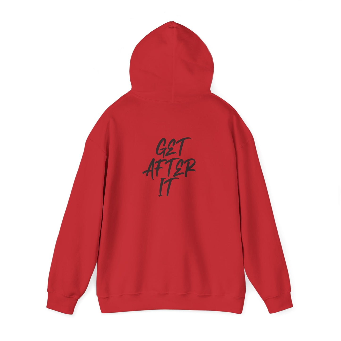Women's "Get After It" V1 Heavy Hoodie (Black)