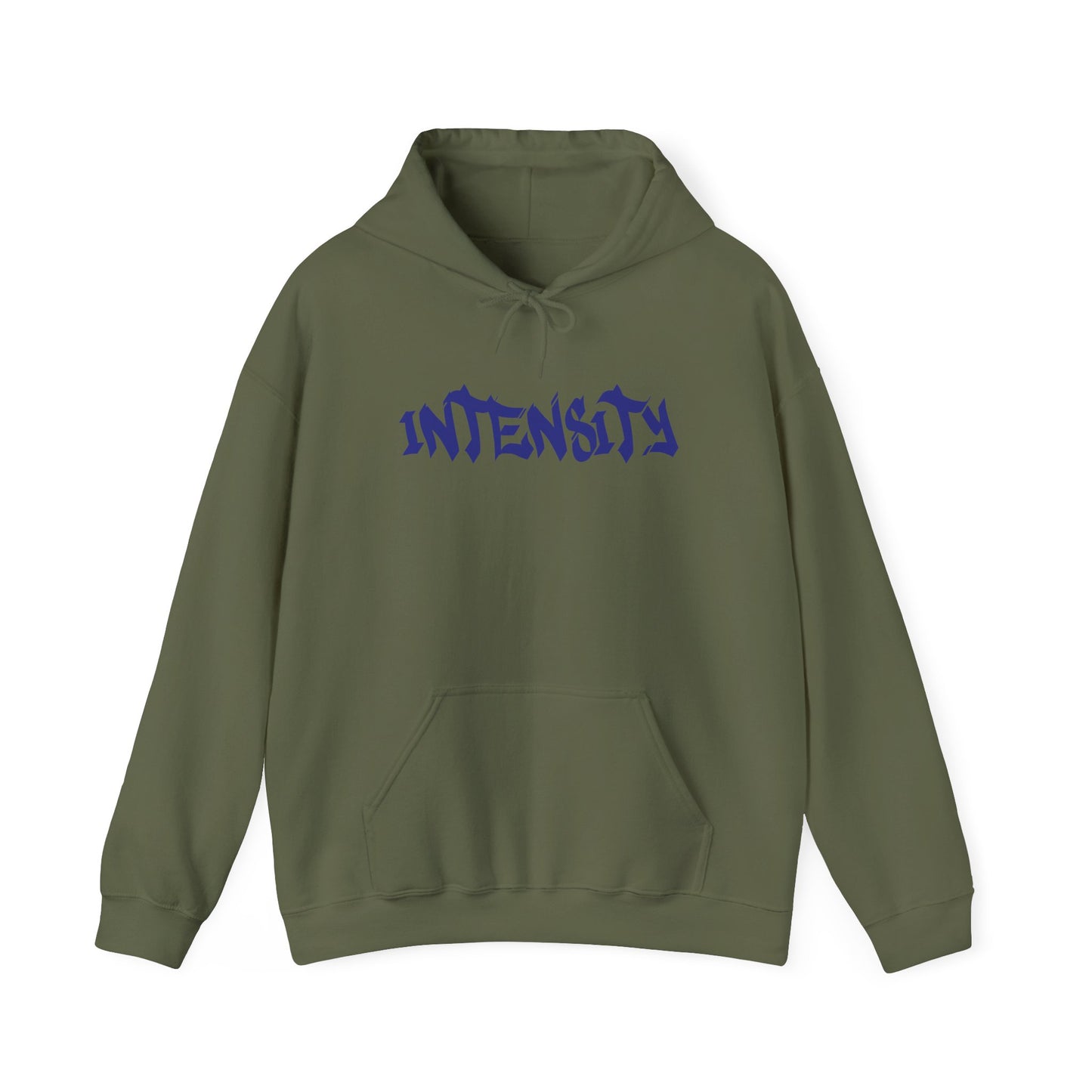 Men's "INTENSITY" Heavy Hoodie (Blue)