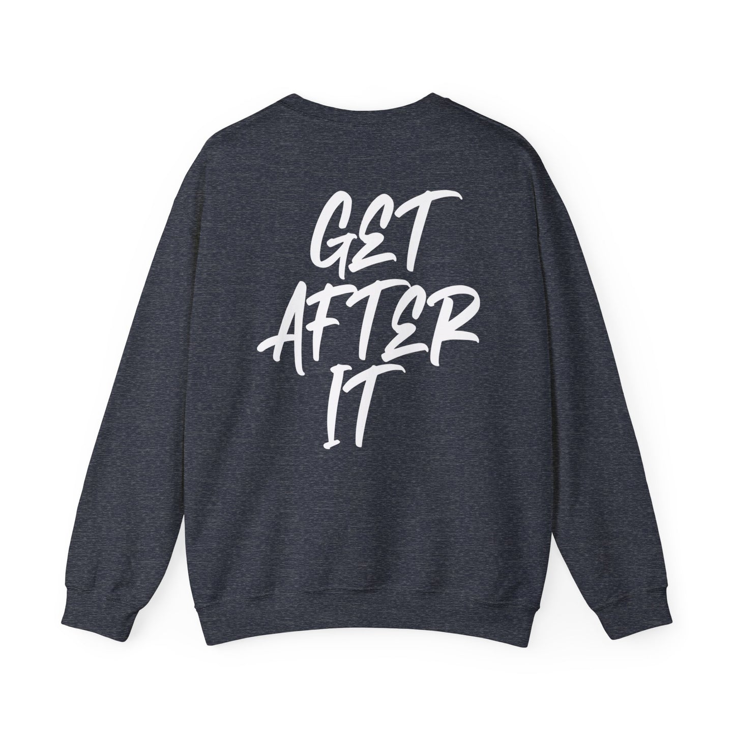 Women's "Get After It" - V1 Crewneck Sweatshirt (White)