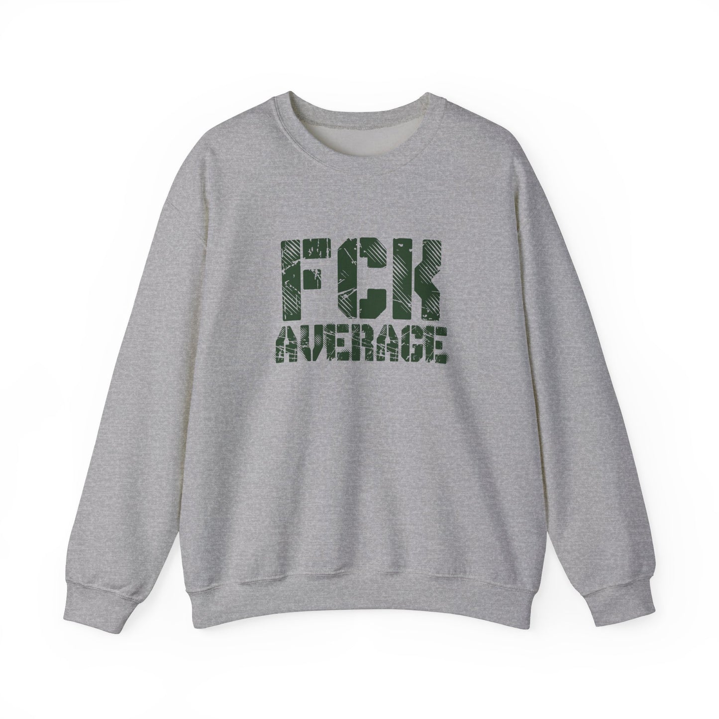 Women's "FCK Average" Crewneck (Green)