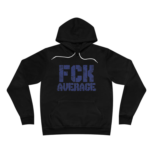Women's "FCK Average" Regular Hoodie (Blue)