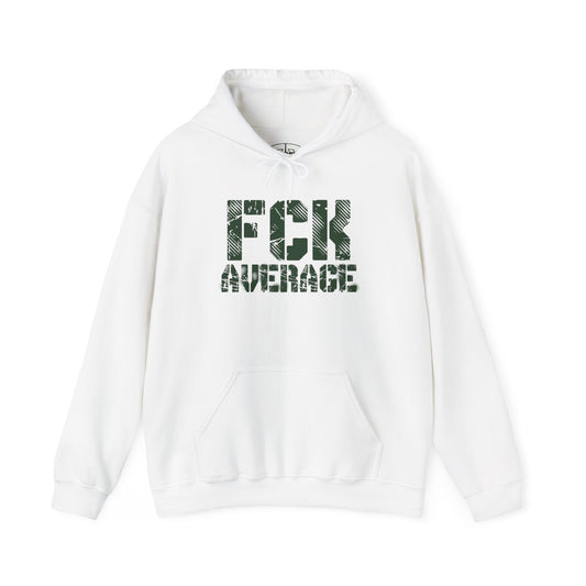 Women's "FCK Average" Heavy Hoodie (Green)