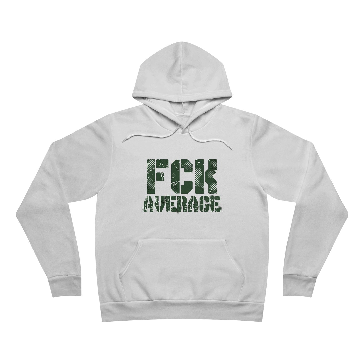 Women's "FCK Average" Regular Hoodie (Green)