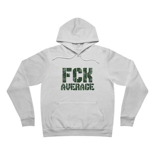 Women's "FCK Average" Regular Hoodie (Green)