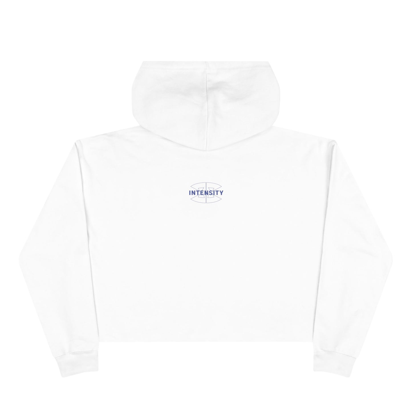 Women's "FCK Average" Crop Hoodie - Blue