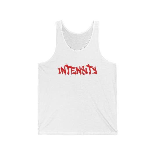 Men's "INTENSITY" Jersey Tank (Red)