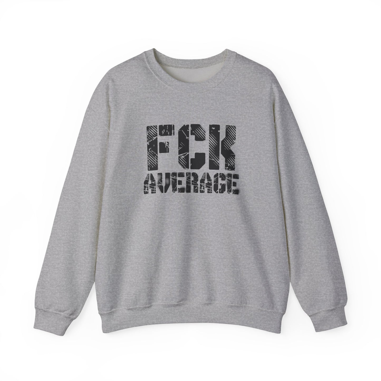 Women's "FCK Average" Crewneck (Black)