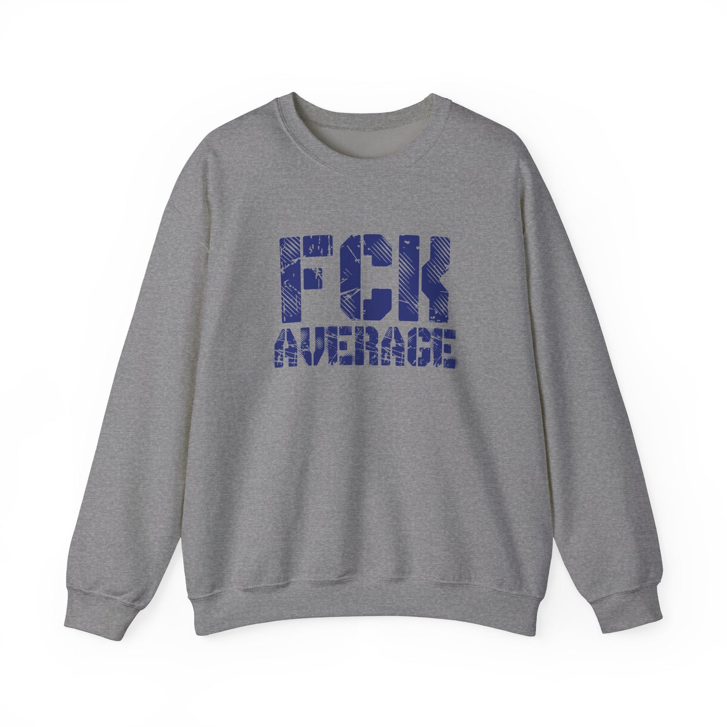 Women's "FCK Average" Crewneck (Blue)