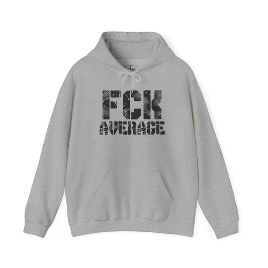 Women's "FCK Average" Heavy Hoodie (Black)