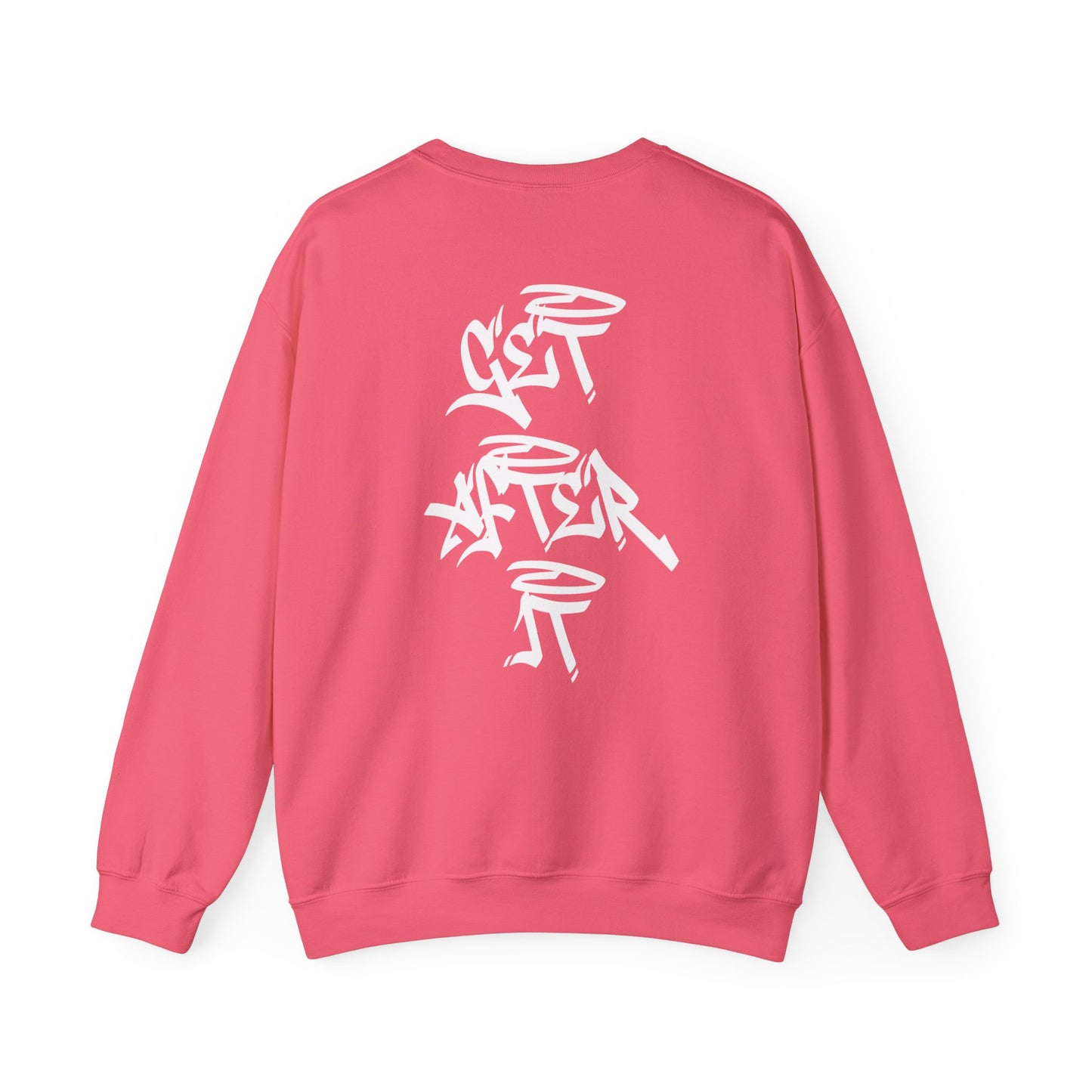 Women's "Get After It"- V2 Crewneck (White)