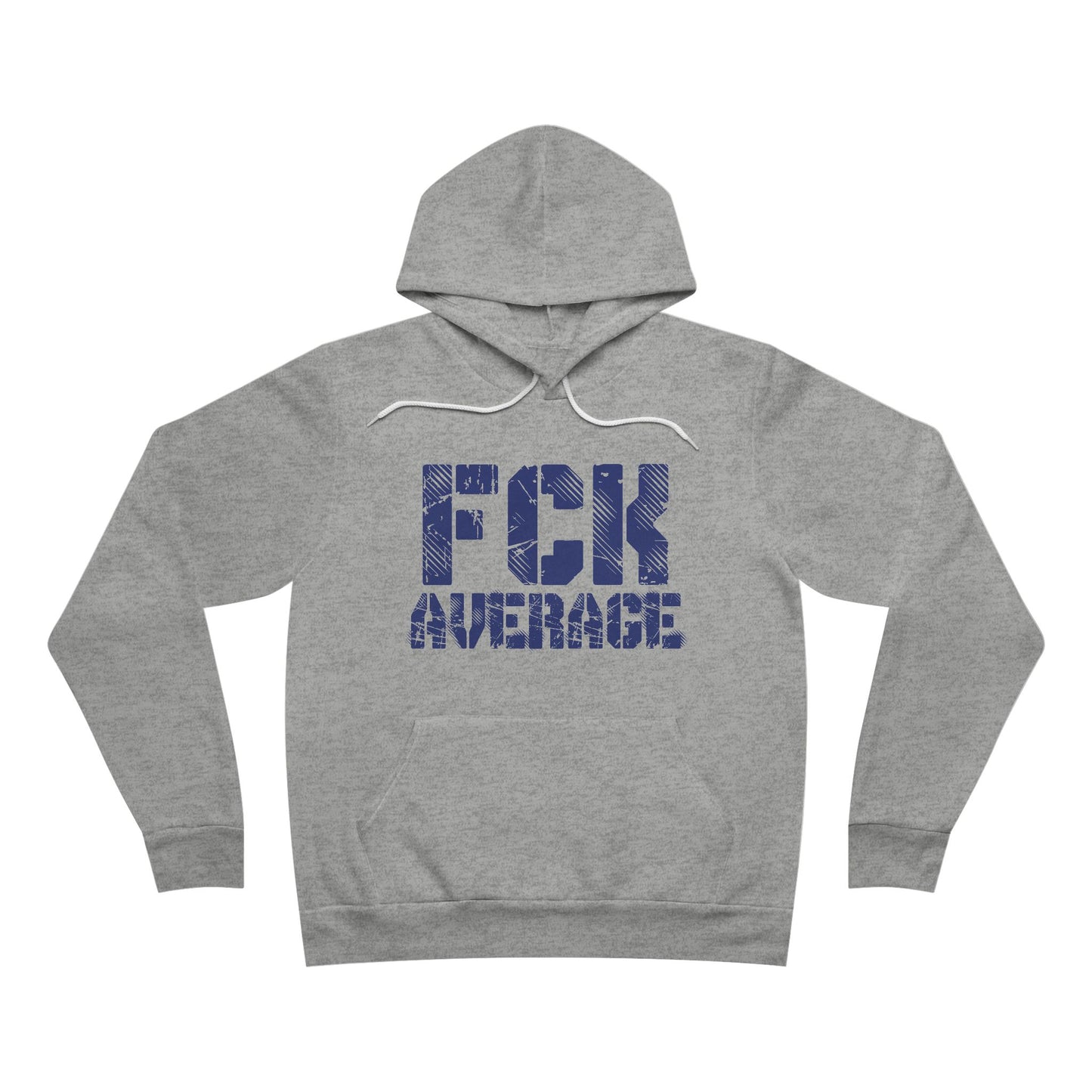 Women's "FCK Average" Regular Hoodie (Blue)