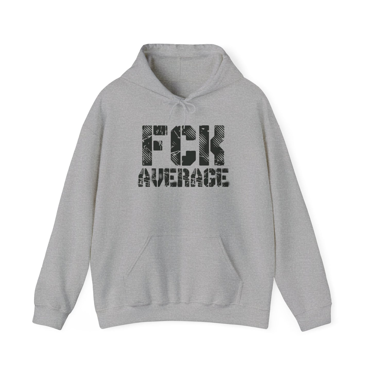 Women's "FCK Average" Heavy Hoodie (Black)