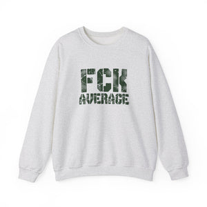 Open image in slideshow, Men&#39;s &quot;FCK Average&quot; Crewneck (Green)

