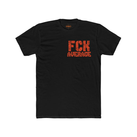 Men's "FCK Average" Shirt (Orange)