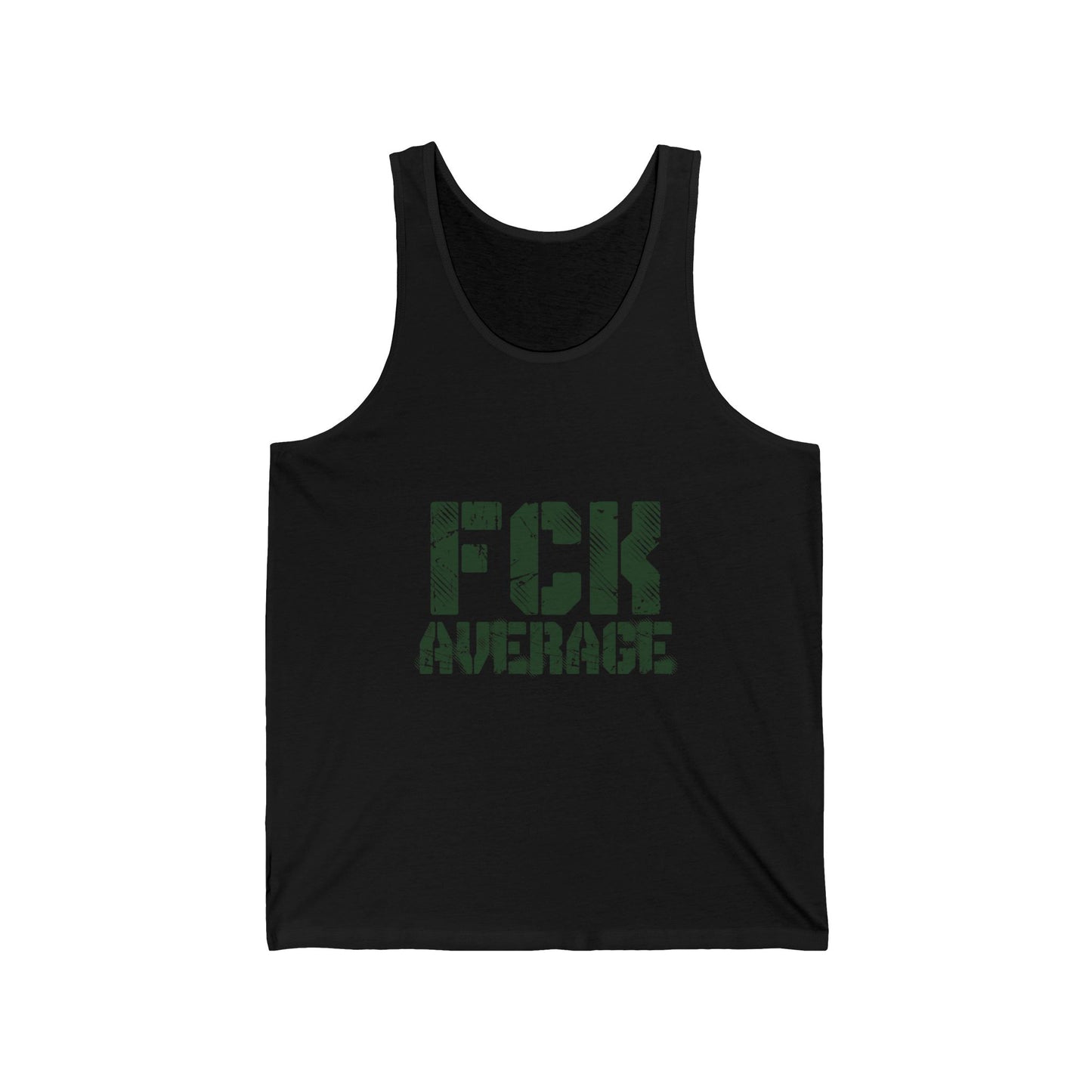 Men's "FCK Average" Tank (Green)