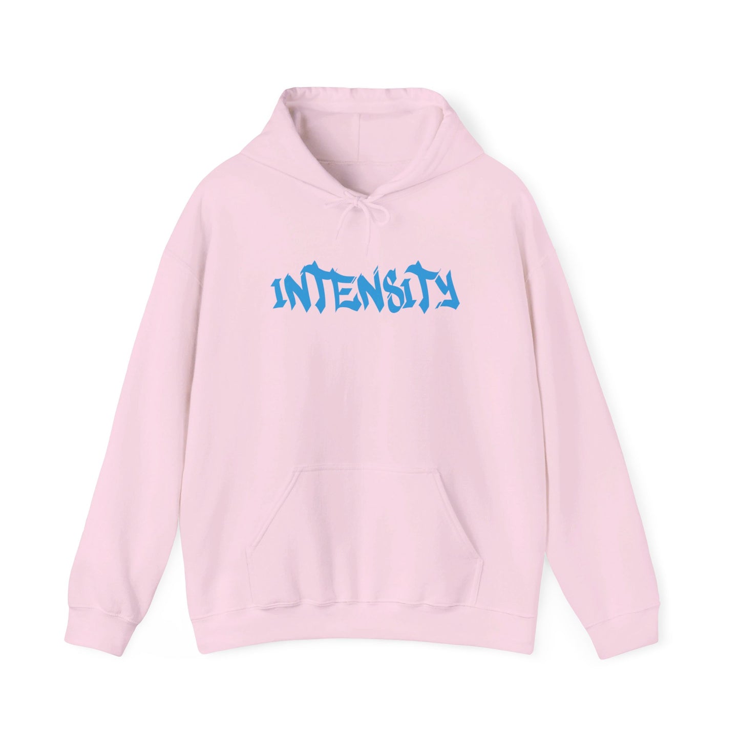 Women's "INTENSITY" Heavy Hoodie (Baby Blue)