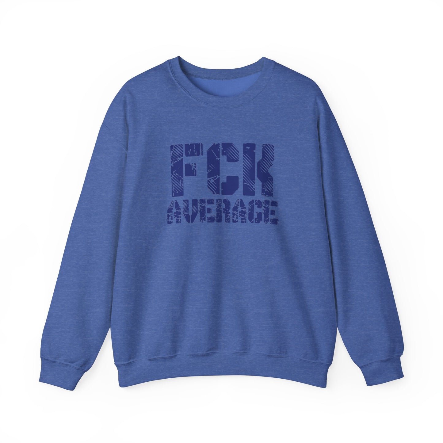Men's "FCK Average" Crewneck (Blue)