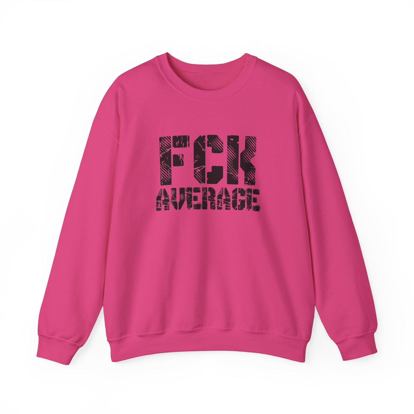 Women's "FCK Average" Crewneck (Black)