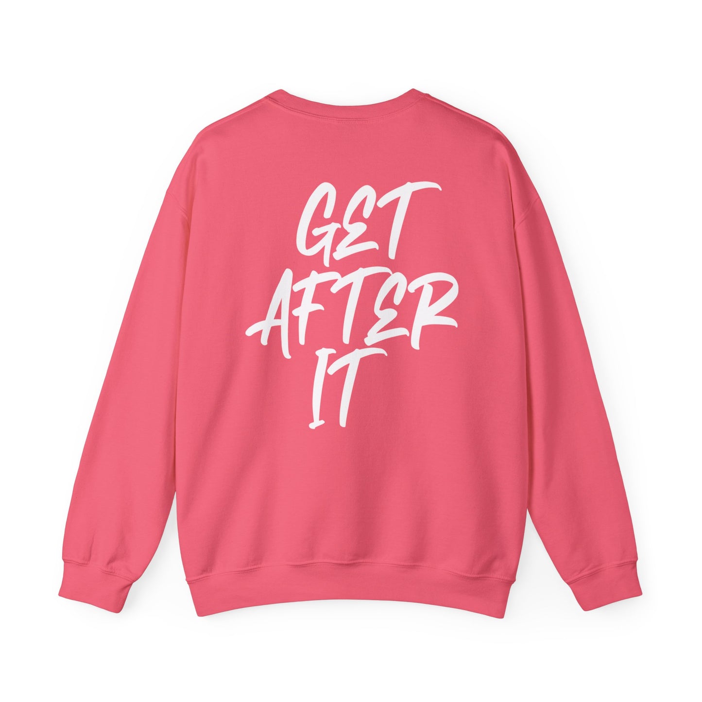 Women's "Get After It" - V1 Crewneck Sweatshirt (White)
