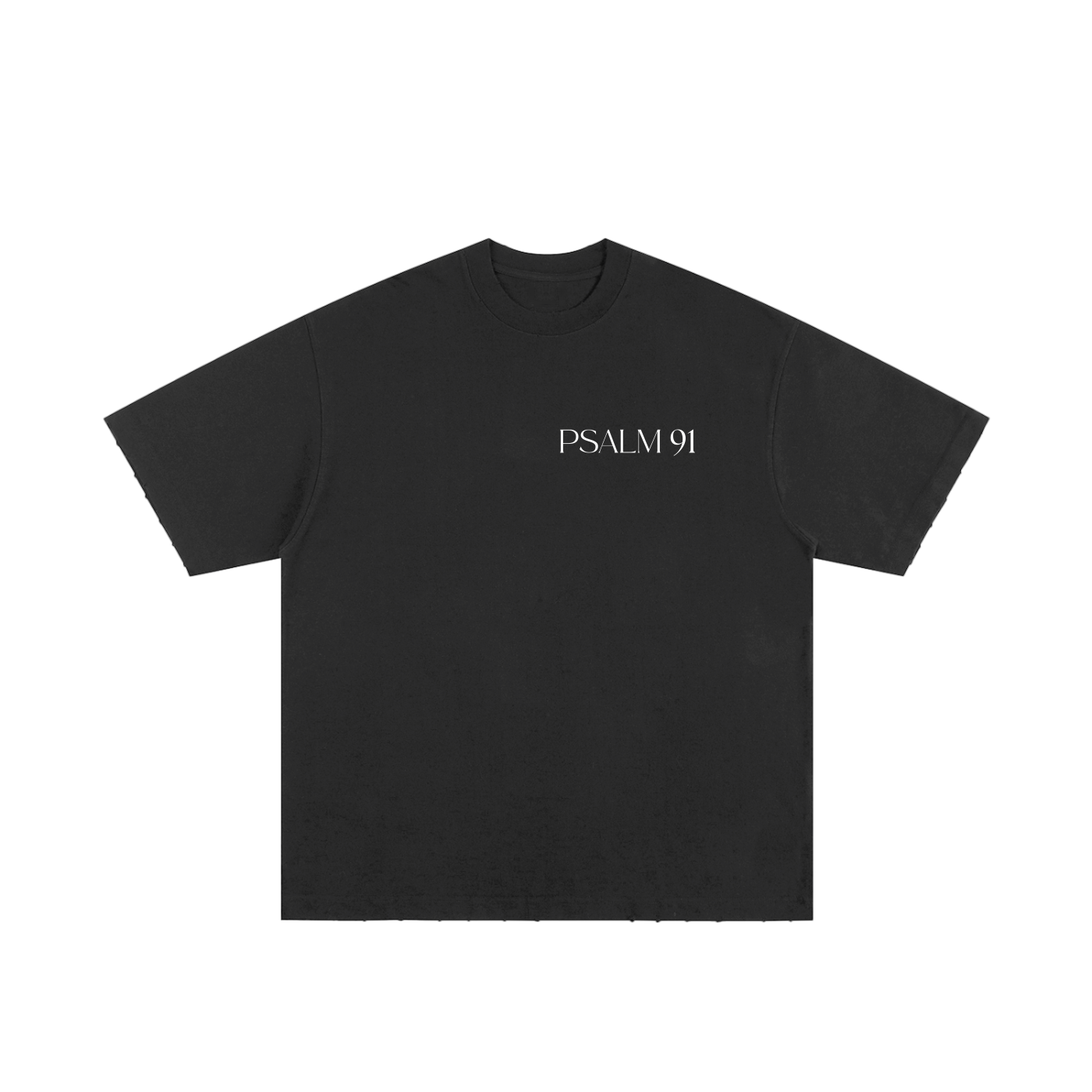 Psalm 91 Tee — White Print