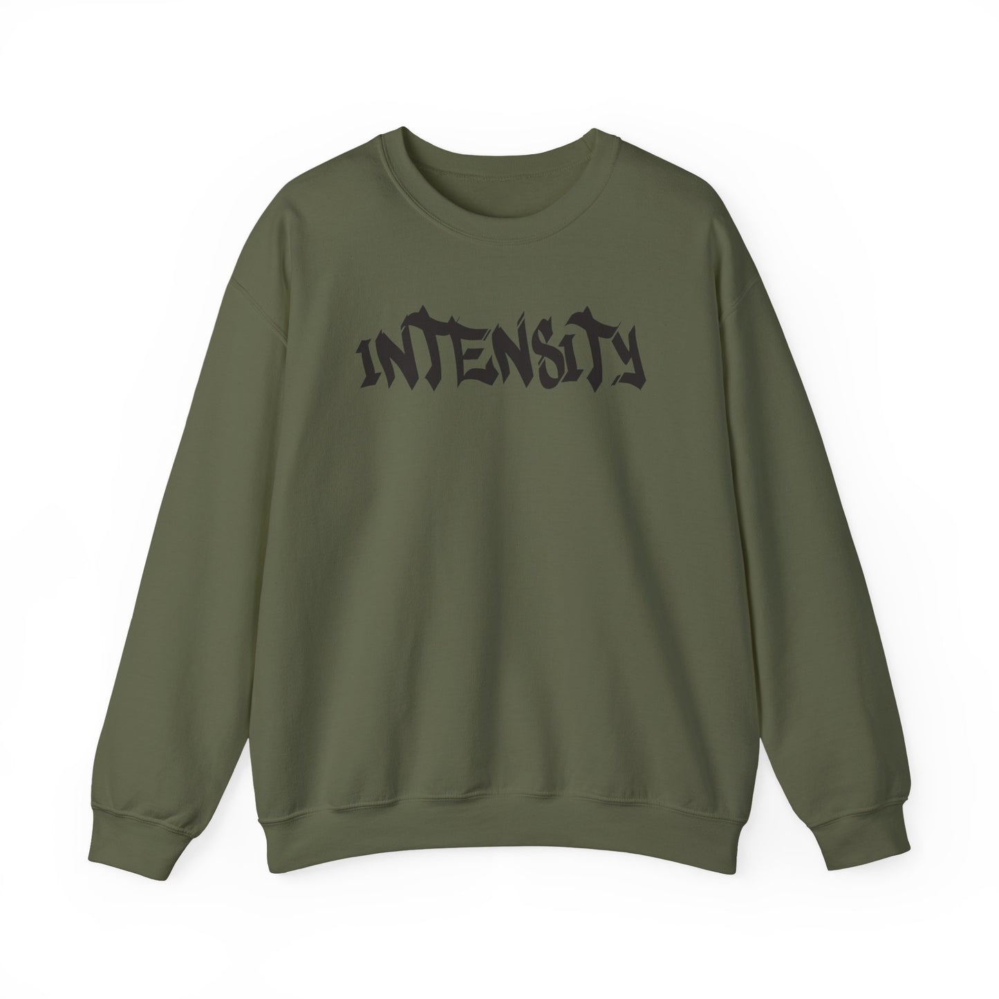 Women's "INTENSITY" Crewneck Sweatshirt (Black)
