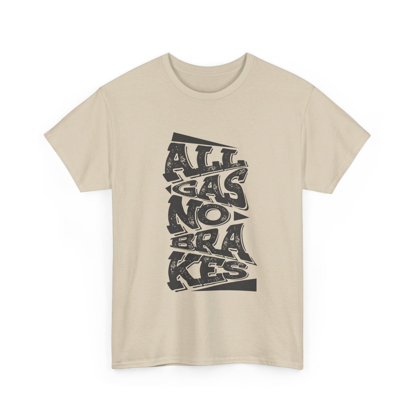 Men's "All Gas No Brakes" Shirt (Black)