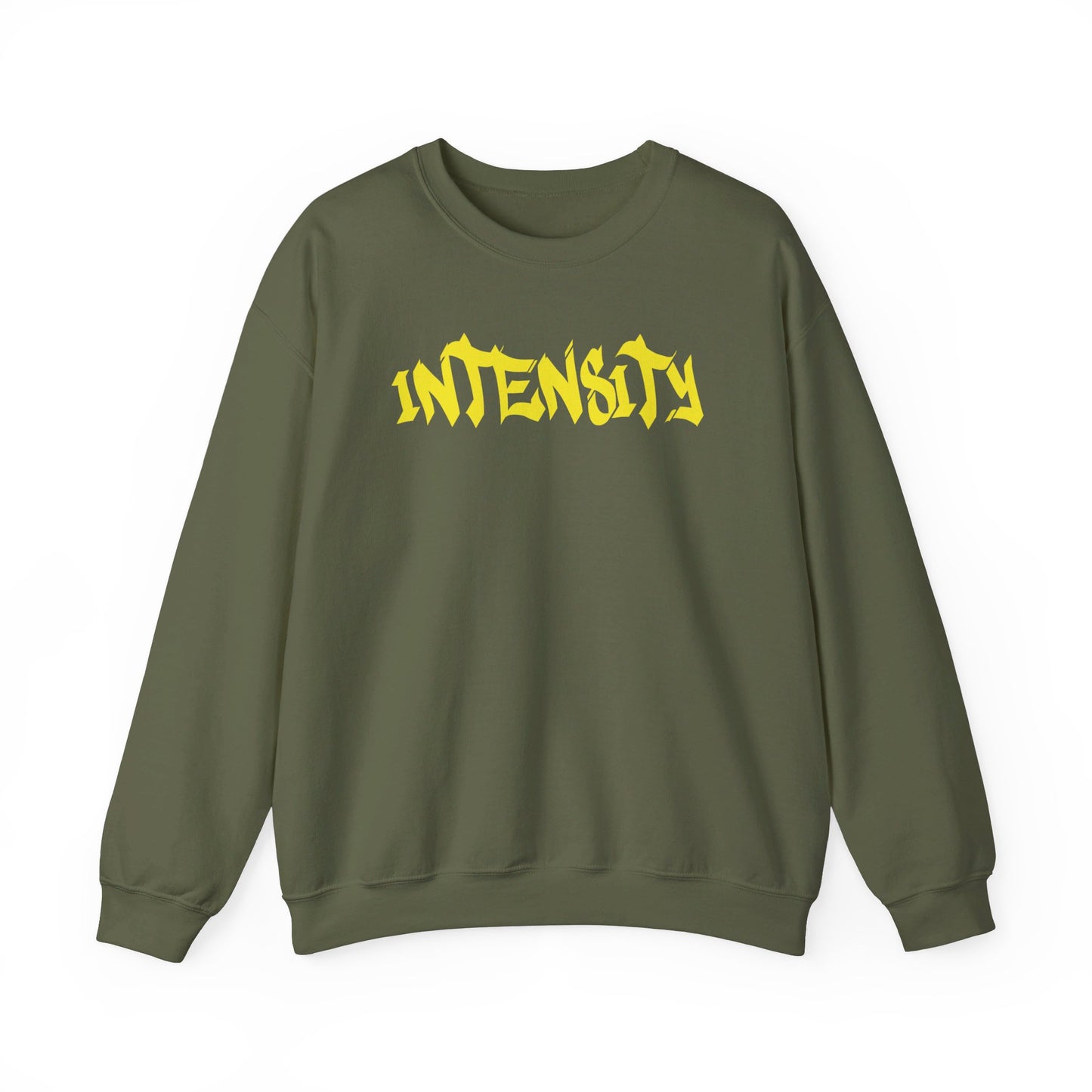 Women's "INTENSITY" Crewneck Sweatshirt (Yellow)